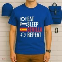 Eat Sleep Sevilla Repeat Cool Gift T-Shirt thumb 6