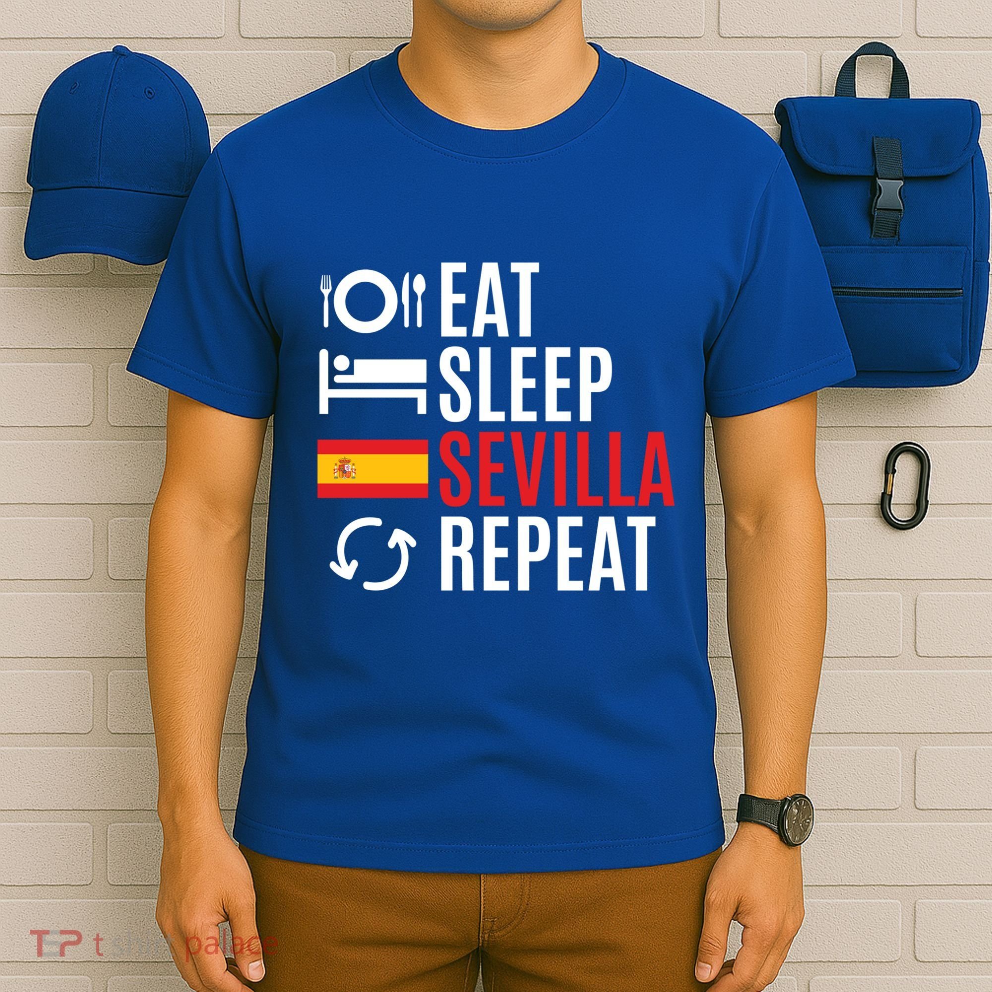 Eat Sleep Sevilla Repeat Cool Gift T-Shirt