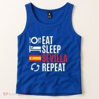 Eat Sleep Sevilla Repeat Cool Gift Tank Top thumb 2