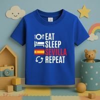 Eat Sleep Sevilla Repeat Cool Gift Toddler T-Shirt thumb 3