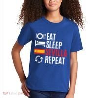 Eat Sleep Sevilla Repeat Cool Gift Kids T-Shirt thumb 2