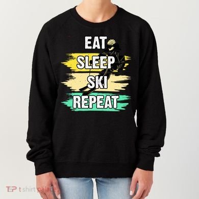 Eat Sleep Ski Repeat Women's Sweatshirt
