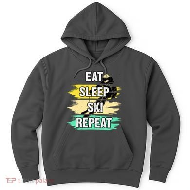 Eat Sleep Ski Repeat Hoodie