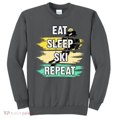 Eat Sleep Ski Repeat Sweatshirt