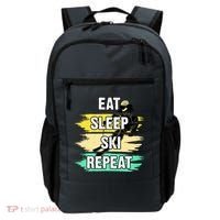 Eat Sleep Ski Repeat Backpack thumb 0