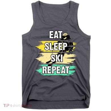 Eat Sleep Ski Repeat Tank Top