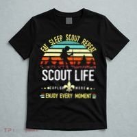 Eat Sleep Scout Repeat Vintage Scouting Scout Life T-Shirt thumb 5