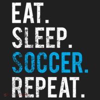 Eat Sleep Soccer Repeat Cute Gift Soccer Player And Coach Gift Beanie thumb 2