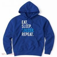 Eat Sleep Soccer Repeat Cute Gift Soccer Player And Coach Gift Hoodie thumb 0