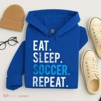 Eat Sleep Soccer Repeat Cute Gift Soccer Player And Coach Gift Hoodie thumb 4
