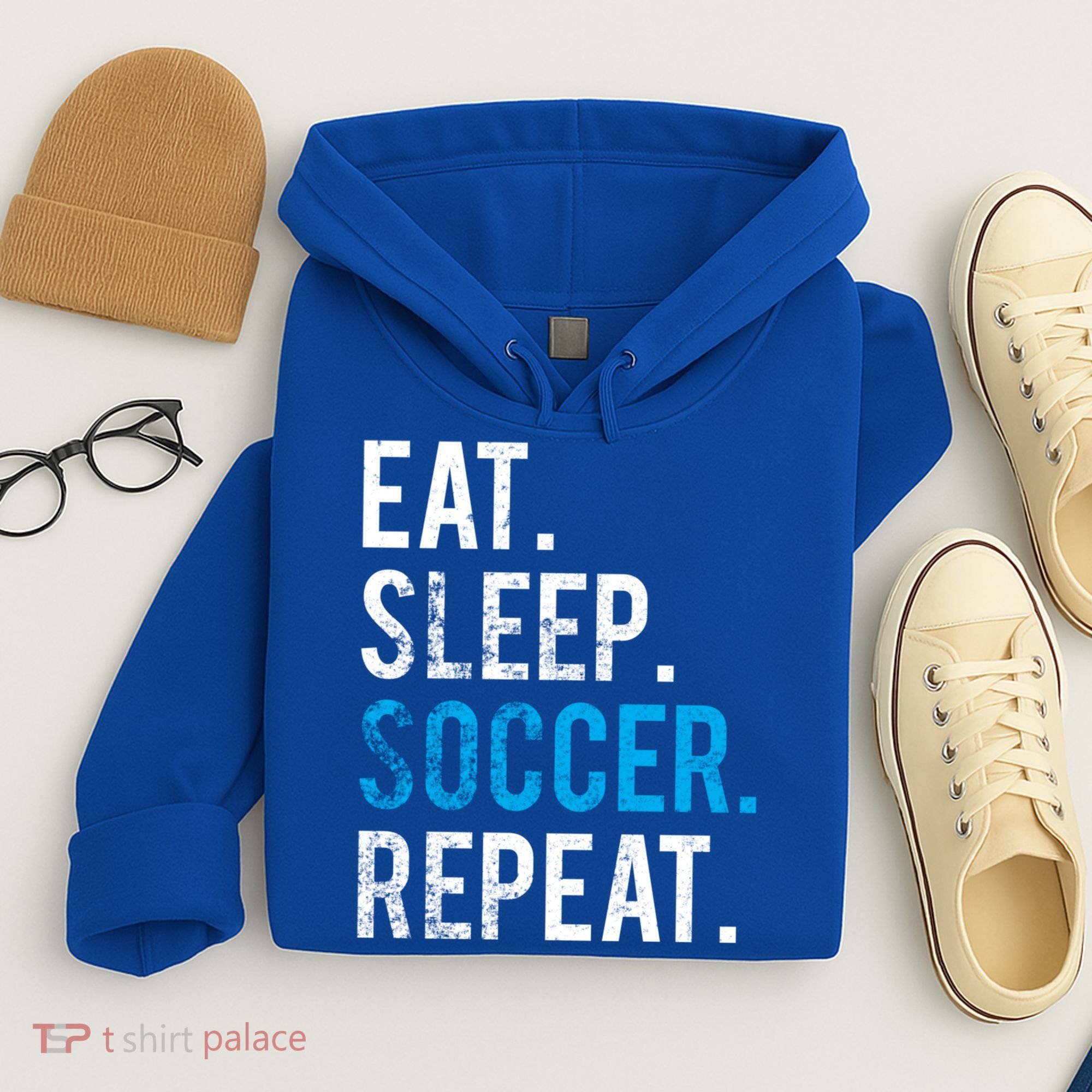 Eat Sleep Soccer Repeat Cute Gift Soccer Player And Coach Gift Hoodie