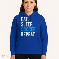 Eat Sleep Soccer Repeat Cute Gift Soccer Player And Coach Gift Hoodie thumb 5
