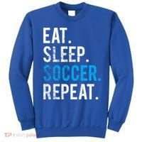 Eat Sleep Soccer Repeat Cute Gift Soccer Player And Coach Gift Sweatshirt thumb 0