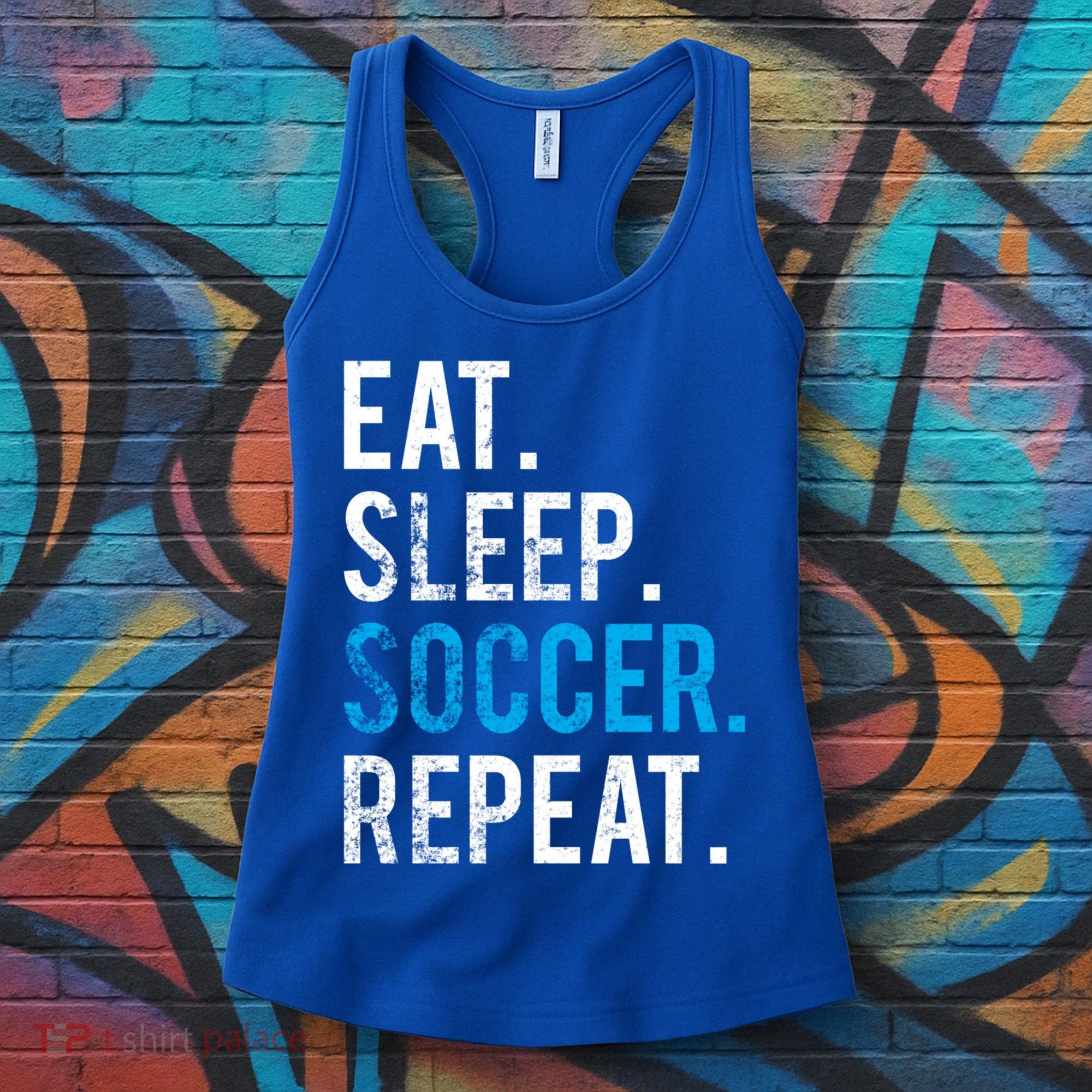 Eat Sleep Soccer Repeat Cute Gift Soccer Player And Coach Gift Women's Tank Top