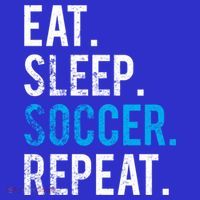Eat Sleep Soccer Repeat Cute Gift Soccer Player And Coach Gift Women's Tank Top thumb 5