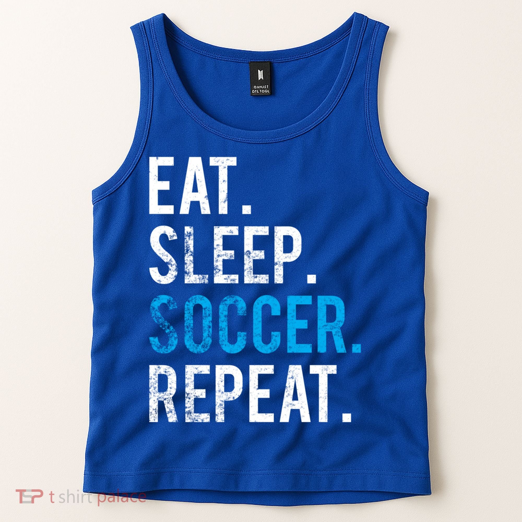 Eat Sleep Soccer Repeat Cute Gift Soccer Player And Coach Gift Tank Top