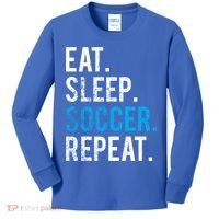 Eat Sleep Soccer Repeat Cute Gift Soccer Player And Coach Gift Kids Long Sleeve Shirt thumb 0