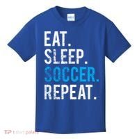 Eat Sleep Soccer Repeat Cute Gift Soccer Player And Coach Gift Kids T-Shirt thumb 0