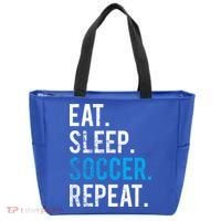 Eat Sleep Soccer Repeat Cute Gift Soccer Player And Coach Gift Tote Bag thumb 0