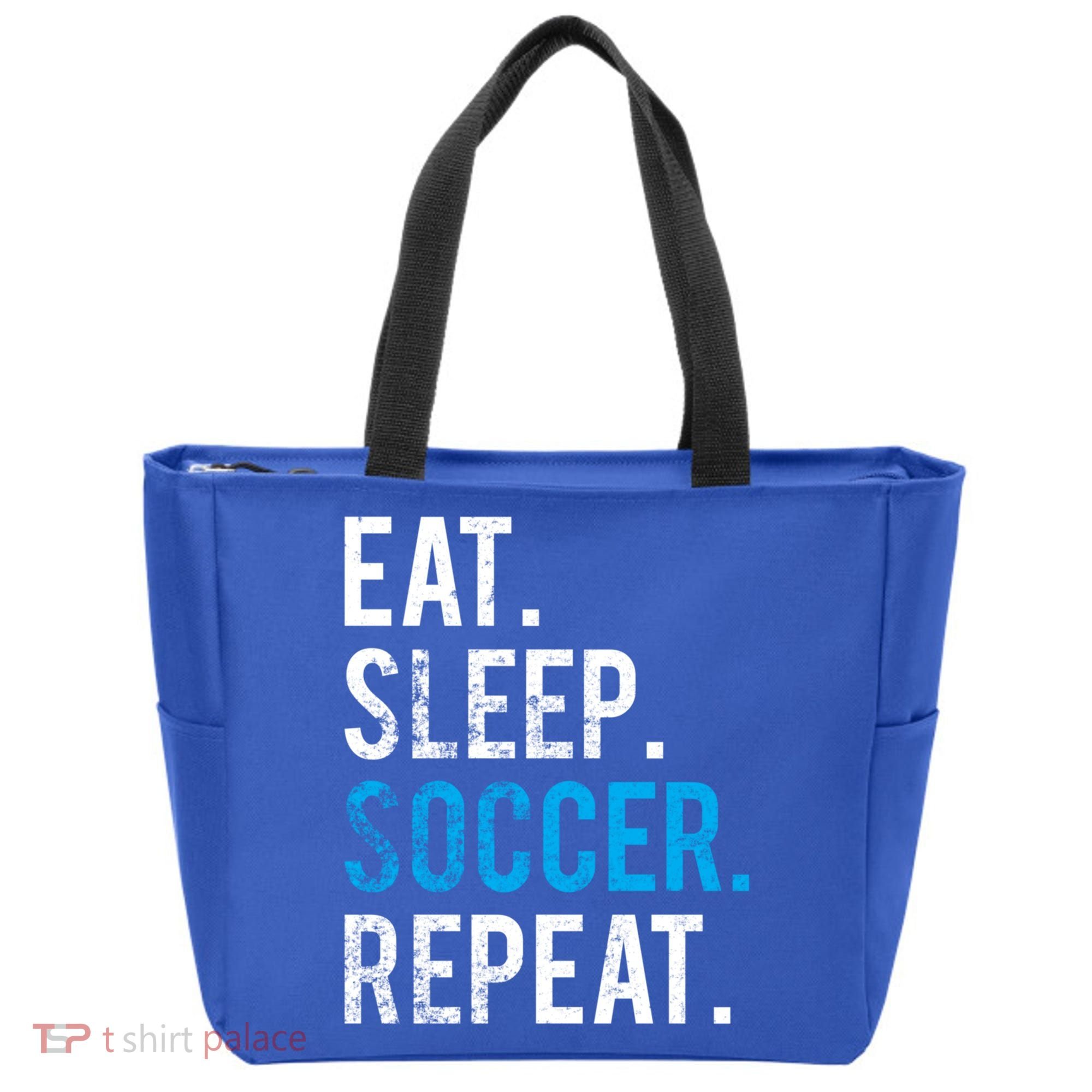 Eat Sleep Soccer Repeat Cute Gift Soccer Player And Coach Gift Tote Bag