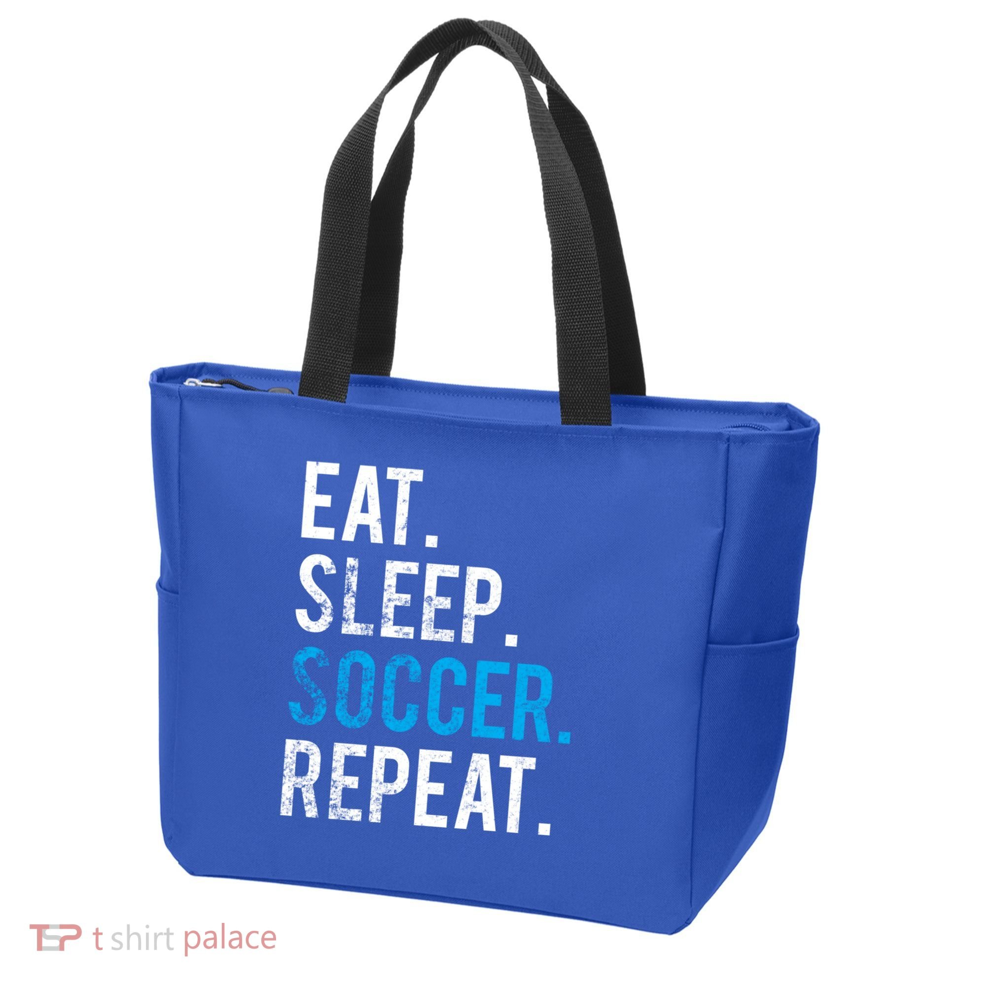Eat Sleep Soccer Repeat Cute Gift Soccer Player And Coach Gift Tote Bag