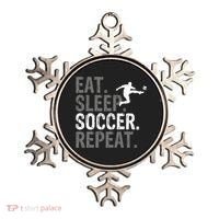Eat Sleep Soccer Repeat - Soccer Graphic Ornament thumb 0