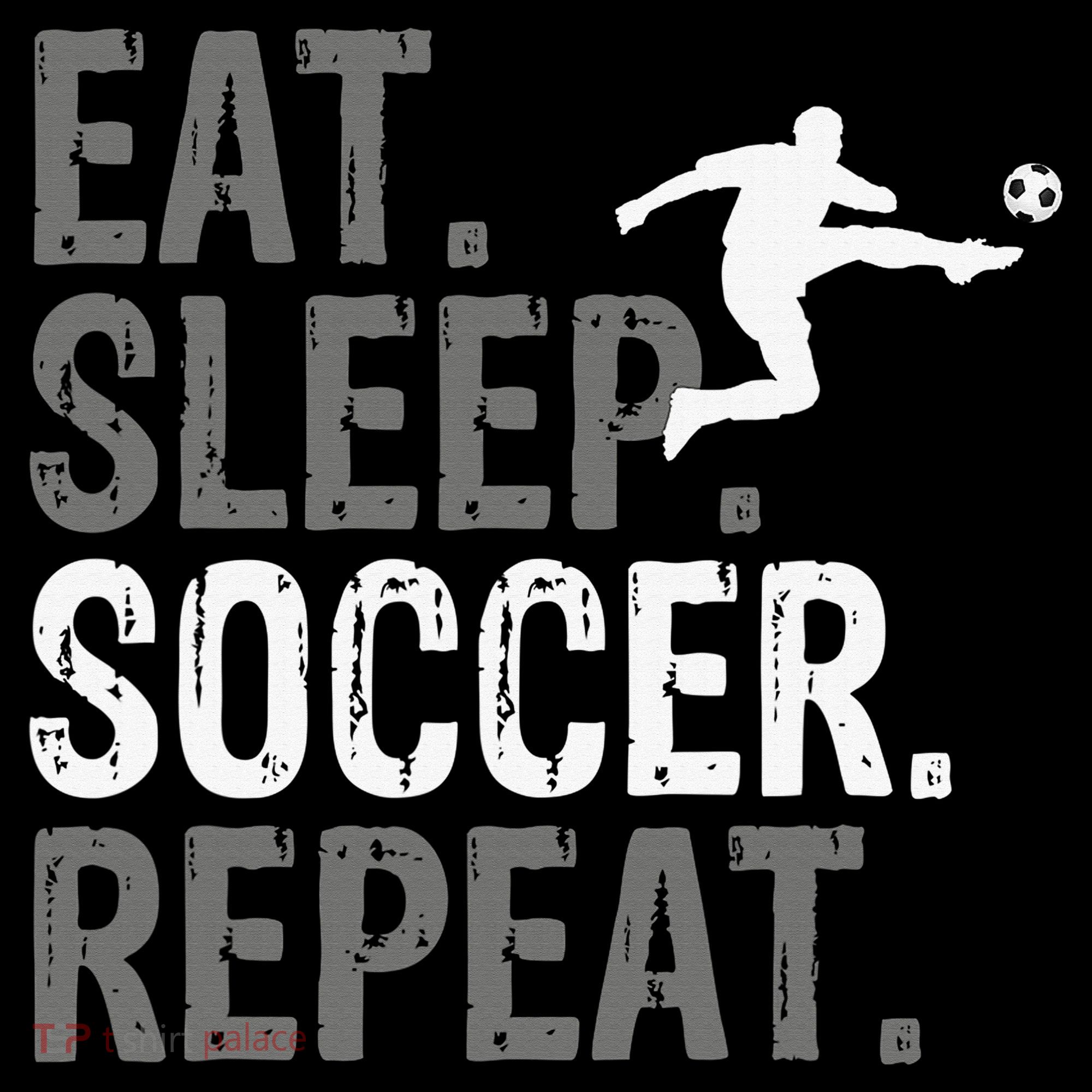 Eat Sleep Soccer Repeat - Soccer Graphic Women's Tank Top