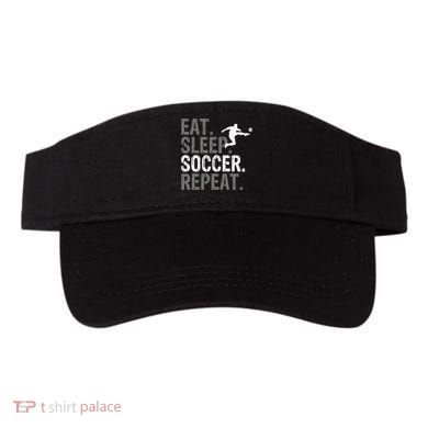 Eat Sleep Soccer Repeat - Soccer Graphic Visor