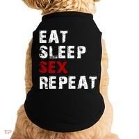 Eat Sleep Sex Repeat Doggie Tank thumb 0