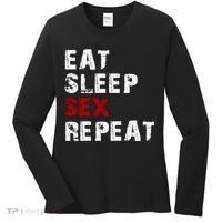 Eat Sleep Sex Repeat Women's Long Sleeve Shirt thumb 0