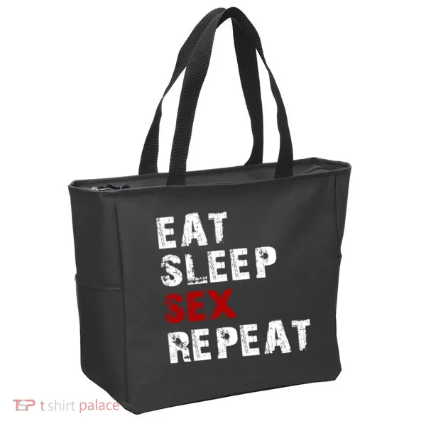 Eat Sleep Sex Repeat Tote Bag
