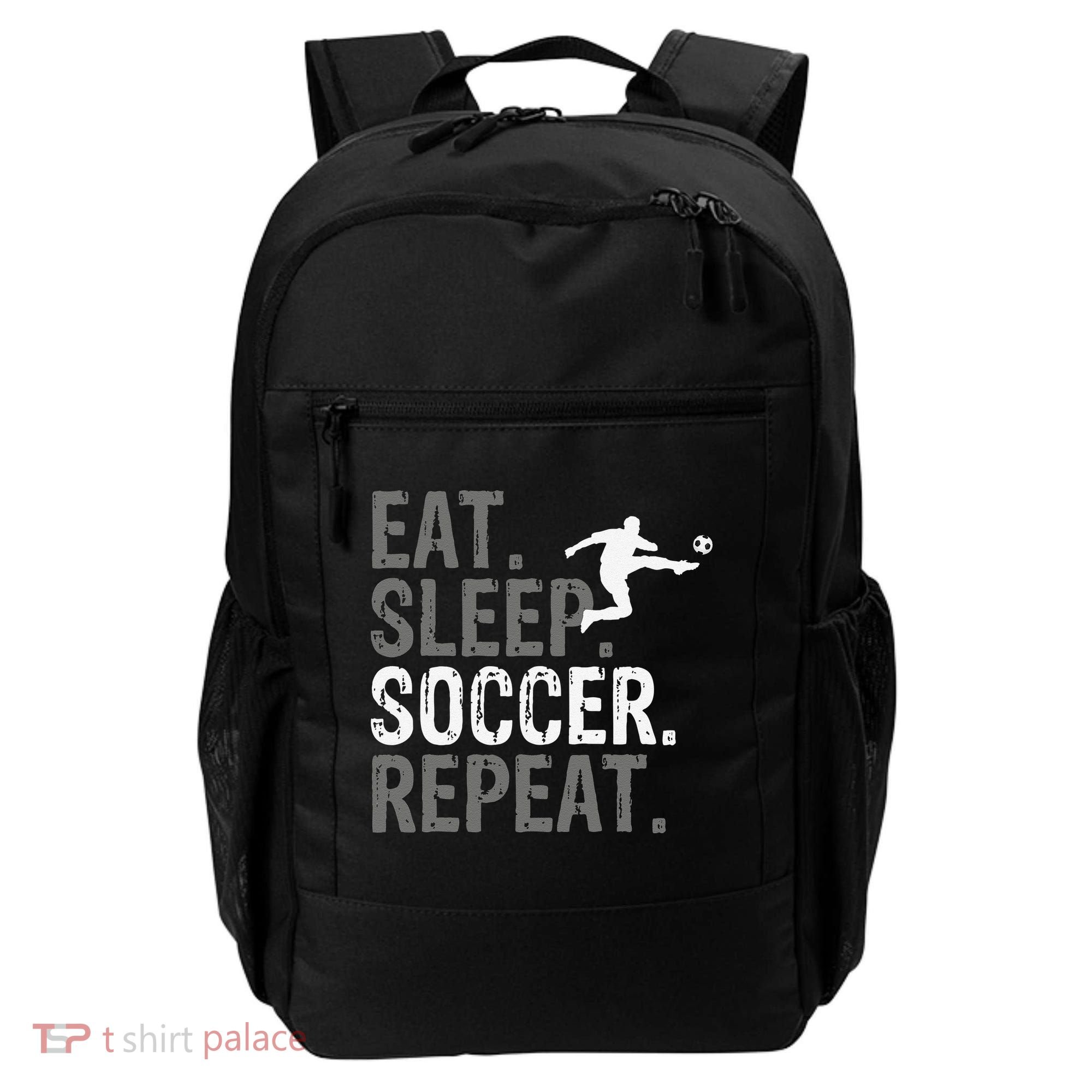 Eat Sleep Soccer Repeat funny Soccer player Backpack