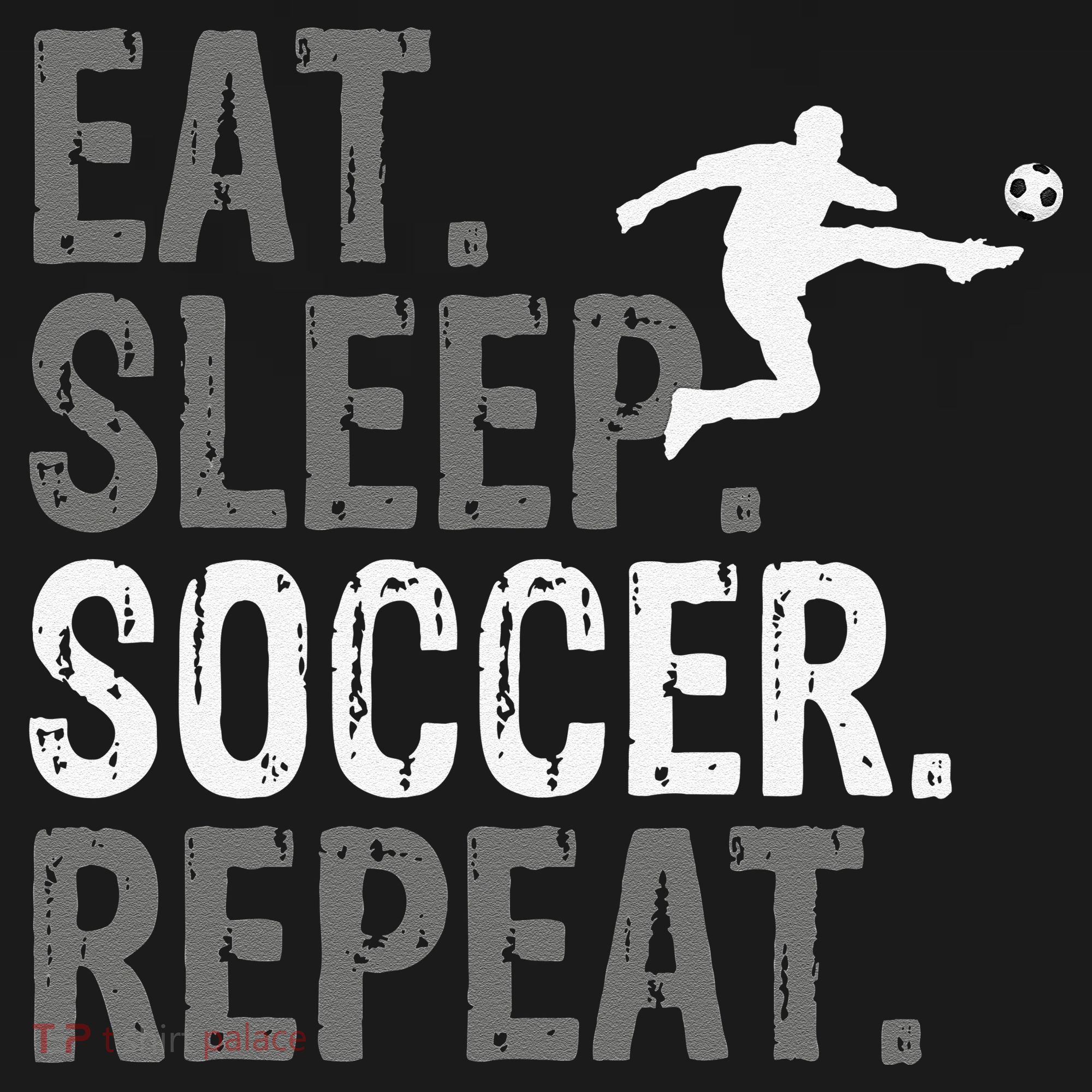 Eat Sleep Soccer Repeat funny Soccer player Baby Bodysuit