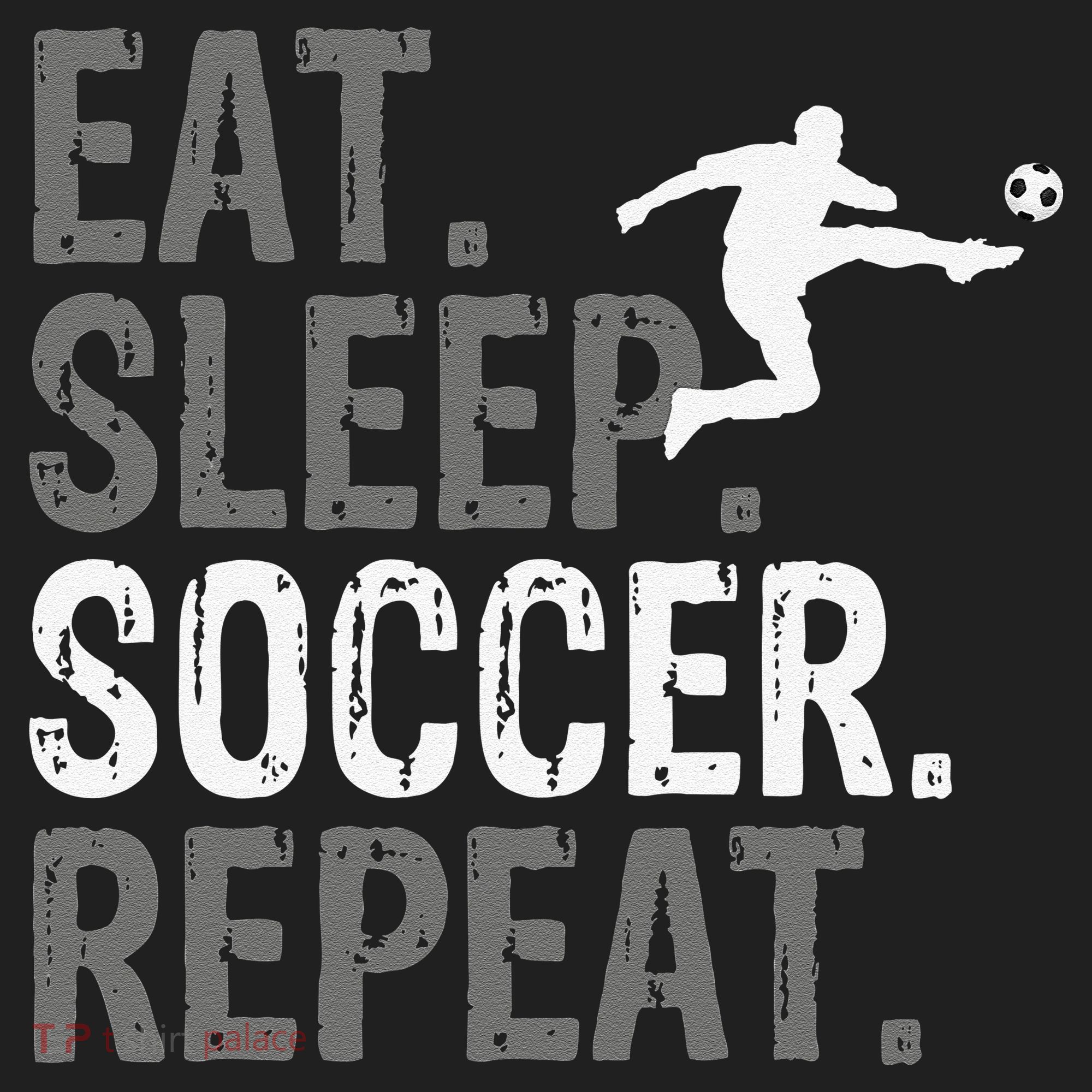 Eat Sleep Soccer Repeat funny Soccer player Hat