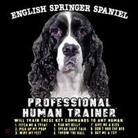 English Springer Spaniel Black Professional Human Trainer 16oz Travel Tumbler thumb 2