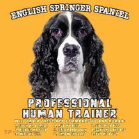 English Springer Spaniel Black Professional Human Trainer Sustainable Knit Beanie thumb 2