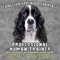 English Springer Spaniel Black Professional Human Trainer Toddler Hoodie thumb 2