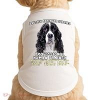 English Springer Spaniel Black Professional Human Trainer Doggie Tank thumb 0