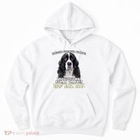 English Springer Spaniel Black Professional Human Trainer Hoodie thumb 0