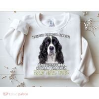 English Springer Spaniel Black Professional Human Trainer Sweatshirt thumb 2