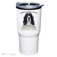 English Springer Spaniel Black Professional Human Trainer Tumbler thumb 0