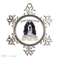 English Springer Spaniel Black Professional Human Trainer Ornament thumb 0