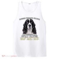 English Springer Spaniel Black Professional Human Trainer PosiCharge Competitor Tank thumb 0