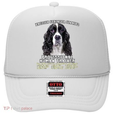 English Springer Spaniel Black Professional Human Trainer Hat