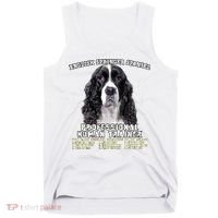 English Springer Spaniel Black Professional Human Trainer Tank Top thumb 0