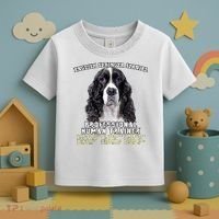 English Springer Spaniel Black Professional Human Trainer Toddler T-Shirt thumb 3