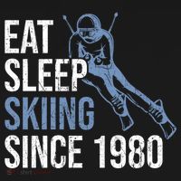Eat Sleep Skiing Repeat Skier Sport Winter Addiction Ski Cute Gift Women's Hoodie thumb 2