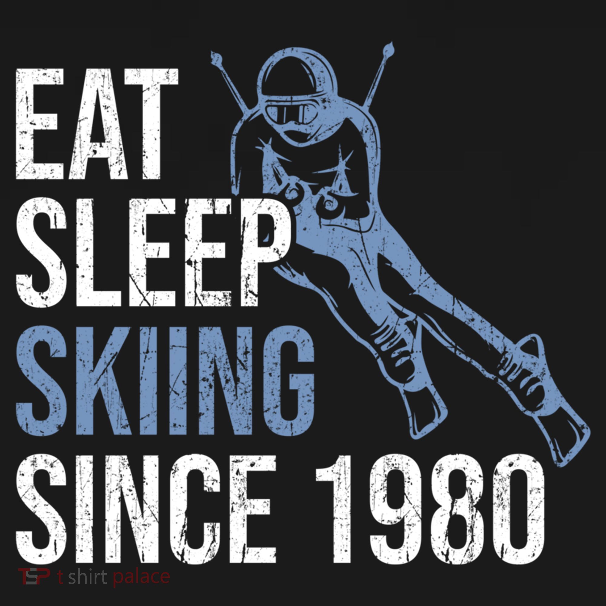 Eat Sleep Skiing Repeat Skier Sport Winter Addiction Ski Cute Gift Women's Hoodie