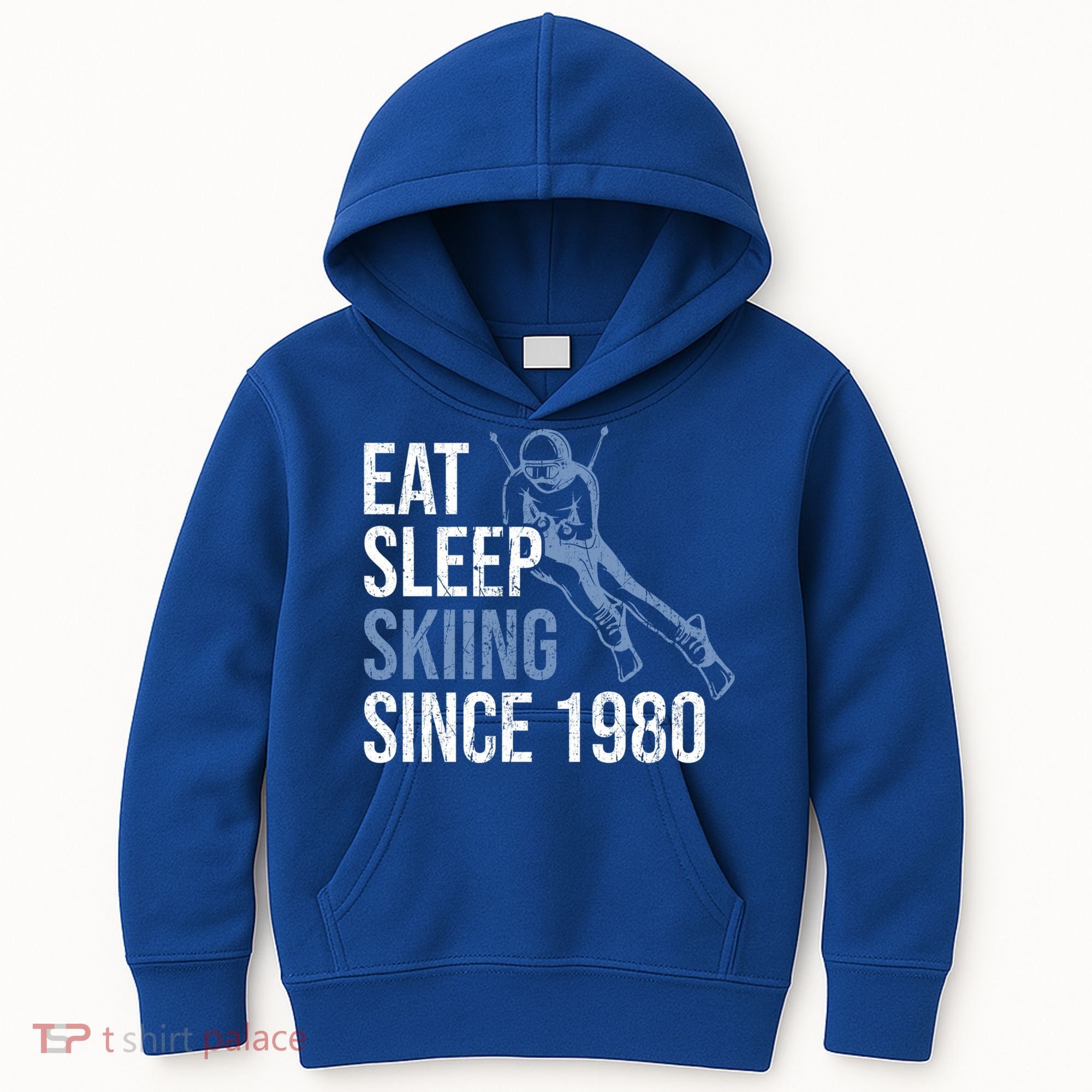 Eat Sleep Skiing Repeat Skier Sport Winter Addiction Ski Cute Gift Kids Hoodie