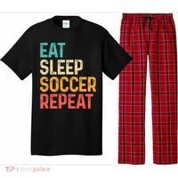 Eat Sleep Soccer Repeat Cool Soccer Lover Player Pajama Set thumb 0